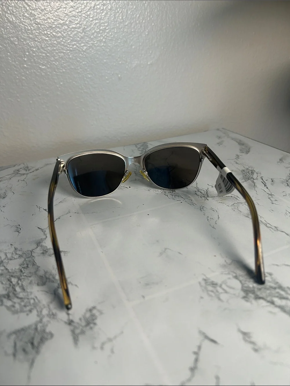 ECCO Salsa Women’s Navy Blue Cat-Eye Sunglasses NWT